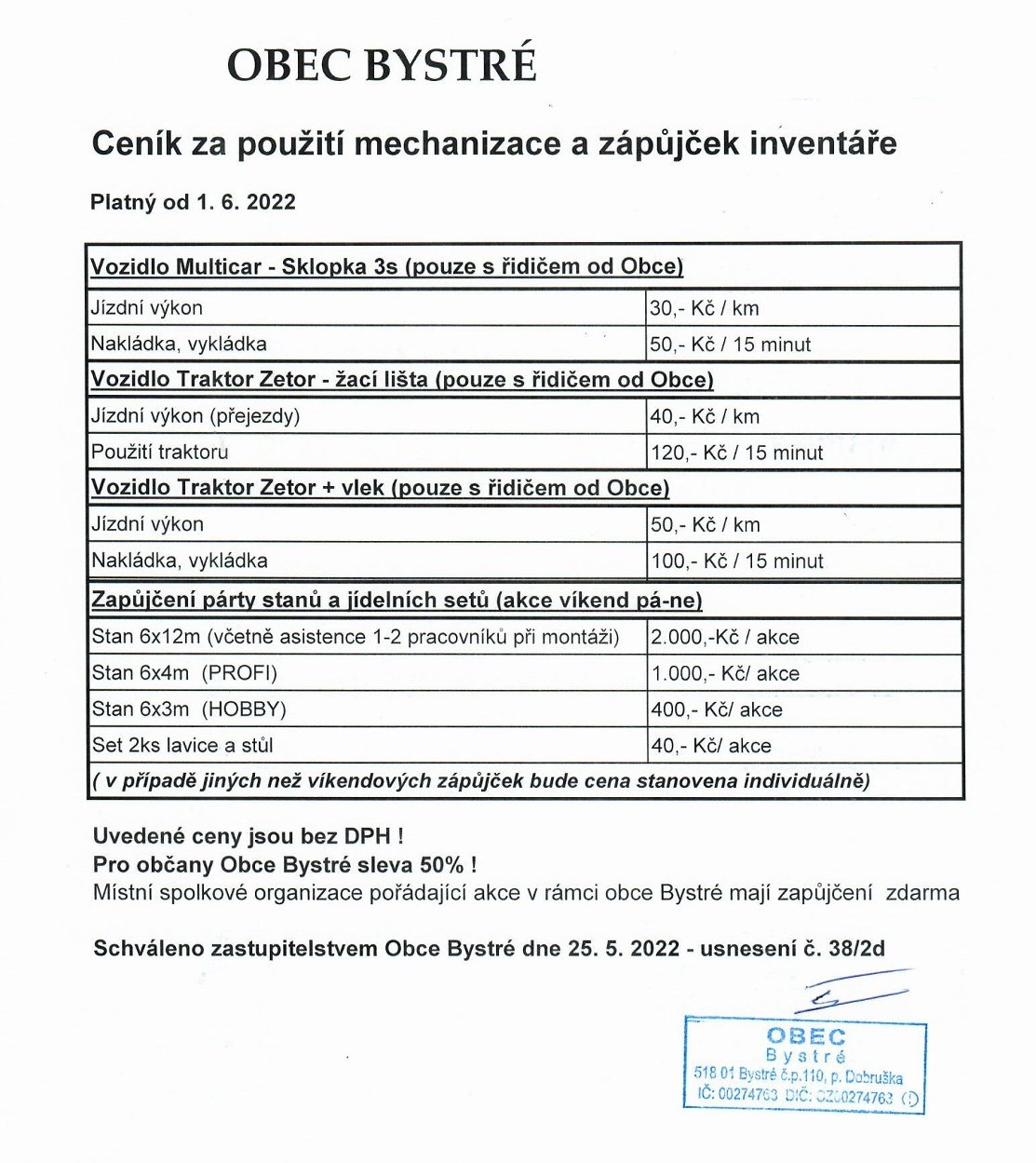 Ceník použití mechanizace a zápůjček stanů platný od 1.6.2022.jpg